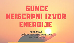 Sunce, neiscrpni izvor energije