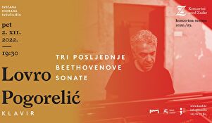 Lovro Pogorelić i tri posljednje Beethovenove sonate
