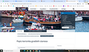 CJELOVITI POPIS KORISNIKA GRADSKIH STANOVA