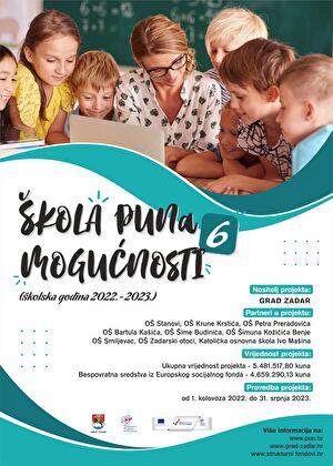 O projektu Škola PUNa mogućnosti