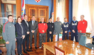 Prijem za predstavnike futsal reprezentacija