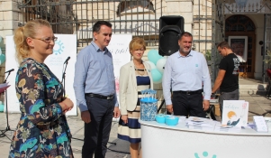 Predstavljanje zaklade Hrvatska za djecu na Narodnom trgu