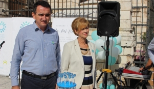 Predstavljanje zaklade Hrvatska za djecu na Narodnom trgu