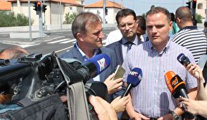Otvaranje raskrižja ulica Benka Benkovića i Put Bokanjca