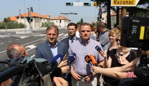 Otvaranje raskrižja ulica Benka Benkovića i Put Bokanjca