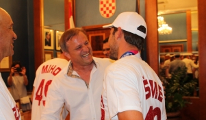 Svečani doček i prijem Šime i Mihovila Fantele