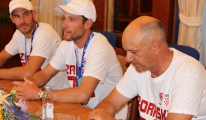 Svečani doček i prijem Šime i Mihovila Fantele