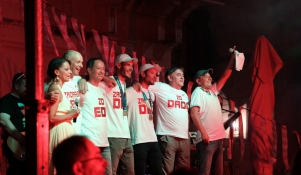 Svečani doček i prijem Šime i Mihovila Fantele