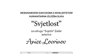 Humanitarna izložba slika "Svjetlost" 