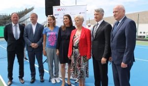 Otvaranje teniskog centra na Višnjiku - Adria tour