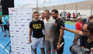 Otvaranje teniskog centra na Višnjiku - Adria tour