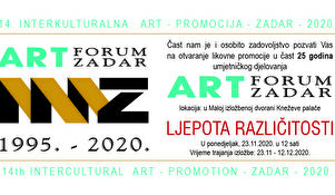 14. INTERKULTURALNA ART – PROMOCIJA – ZADAR 2020. - Ljepota različitosti