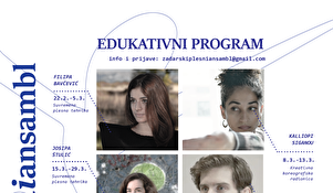 Edukativni program Zadarskog plesnog ansambla za 2021. godinu
