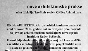 Ciklus "Nove arhitektonske prakse" I ONDA arhitektura