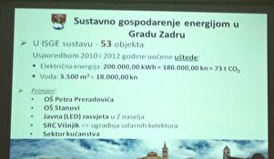 Zadar – jedan od najuspješnijih u Hrvatskoj u provedbi projekata energetske efikasnosti