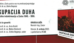 Promocija knjige I "Okupacija duha: Ideološka indoktrinacija u Zadru 1945. – 1955."