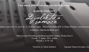 Prikaz zbirke pjesama I Darija Šimunov: "Dijalektika samoće"