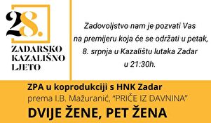 Plesna predstava "Dvije žene, pet žena" I 28. Zadarsko kazališno ljeto