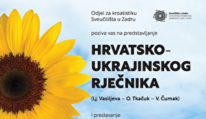 "Ukrajinsko-hrvatske veze" I Predstavljanje Hrvatsko-ukrajinskog rječnika