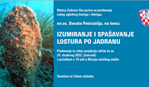 "Izumiranje i spašavanje lostura po Jadranu" I Predavanje