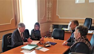 Susret gradonačelnika Dukića s prof. dr. sc. Borisom Labarom i prim. dr. Sandrom Bašić Kinda