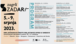 Zagrli Zadar - program 6. obljetnice upisa u UNESCO