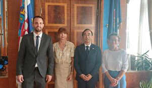 Veleposlanik Japana Nj.E. Mitsuhiro Wada u nastupnom posjetu gradonačelniku Zadra