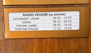 Radno vrijeme pisarnice