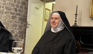 Gradonačelnik Erlić sa suradnicima u posjetu časnoj majci Anastaziji i časnim sestrama benediktinskog samostana sv. Marije