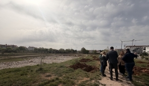 Započela sadnja stabala uz retencijsko - infiltracijsku građevinu na Bokanjcu 
