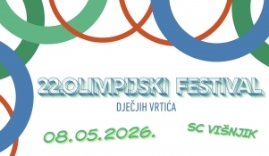 I ja ću biti olimpijac! U petak na Višnjiku Olimpijada dječjih vrtića