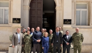 Predstavnici i polaznici Ratne škole "Ban Josip Jelačić" u posjeti Gradu Zadru i Zadarskoj županiji 