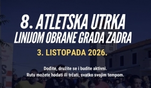 8. atletska utrka „Linijom obrane grada Zadra” – trčanjem i hodanjem u čast braniteljima