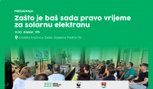 U Gradskoj knjižnici Zadar održava se besplatno predavanje za građane i poduzetnike o solarnim elektranama