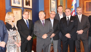 Kup Krešimira Ćosića 2016.-primanje gradonačelnika i polaganje cvijeća