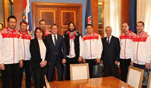 Gradonačelnik primio delegaciju Hrvatske rukometne reprezentacije 