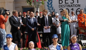 Svečanost proglašenja Zadra Europskom top destinacijom 2016.