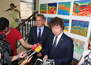 Ministar obrazovanja provoga dana nastavne godine u OŠ "Petar Preradović"