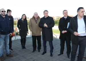 Obilazak gradonačelnika Božidara Kalmete-Uređaj za pročišćavanje otpadnih voda Centar