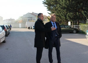 Obilazak gradonačelnika Božidara Kalmete-Uređaj za pročišćavanje otpadnih voda Centar