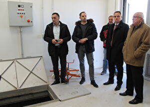 Obilazak gradonačelnika Božidara Kalmete-Uređaj za pročišćavanje otpadnih voda Centar
