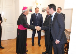 Primanje kod zadarskog nadbiskupa mons. Želimira Puljića