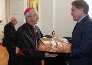 Primanje kod zadarskog nadbiskupa mons. Želimira Puljića