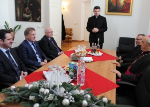 Primanje kod zadarskog nadbiskupa mons. Želimira Puljića