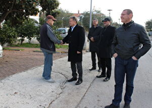 Gradonačelnik Božidar Kalmeta sa suradnicima u obilasku Starog i Novog Bokanjca