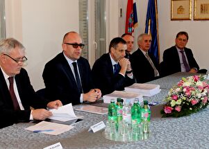 Potpisivanje Ugovora za izgradnju podvožnjaka ispod rulne staze u Zemuniku