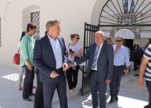 Gradonačelnik Božidar Kalmeta obišao TIC