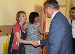 Gradonačelk Branko Dukić u DV "Latica"