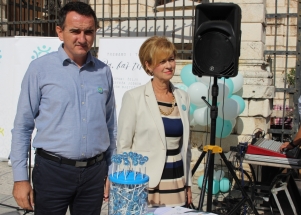 Predstavljanje zaklade Hrvatska za djecu na Narodnom trgu