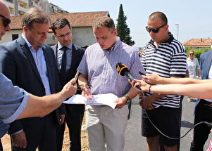 Otvaranje raskrižja ulica Benka Benkovića i Put Bokanjca
